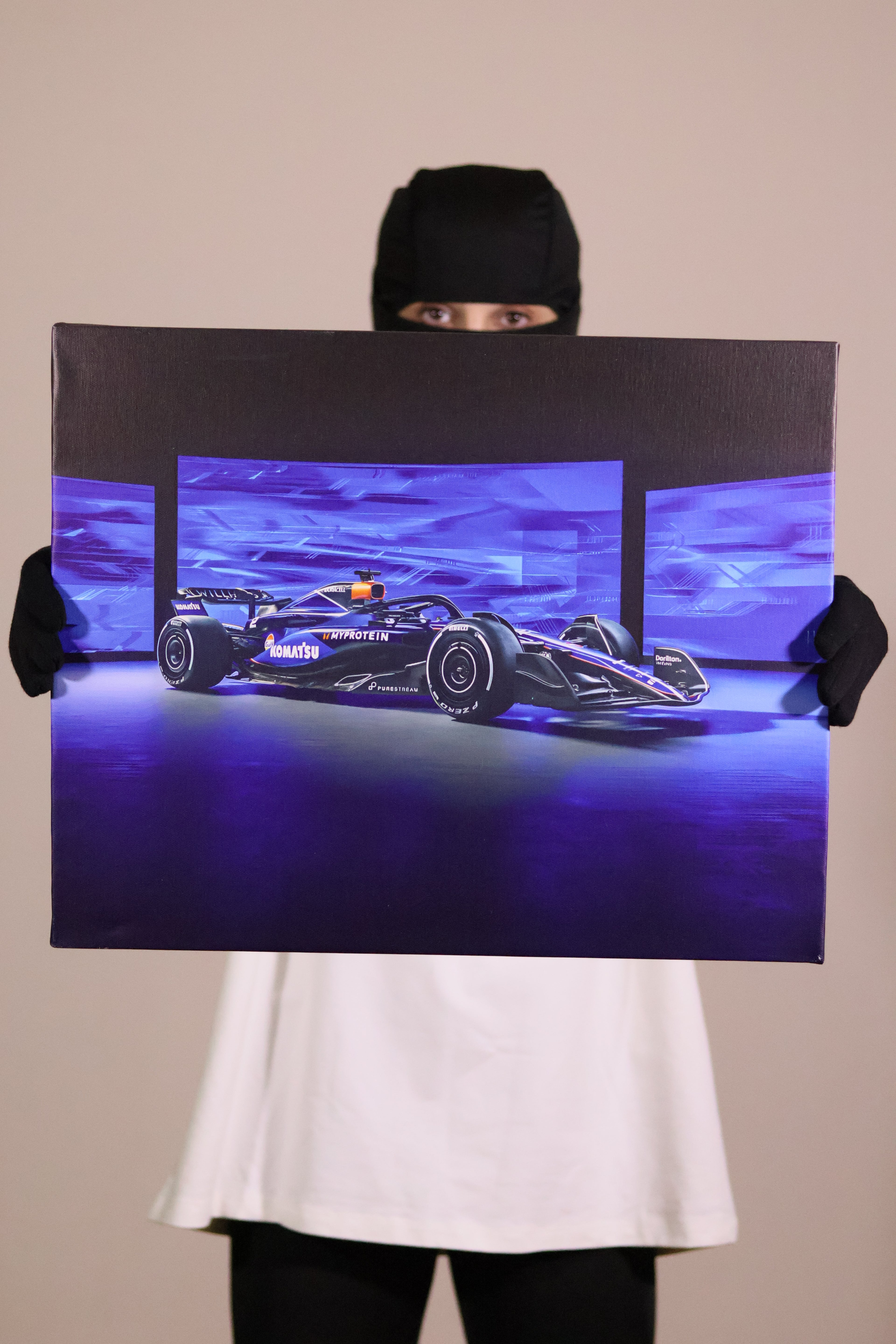 Williams Racing F1 Car Portrait 40x50