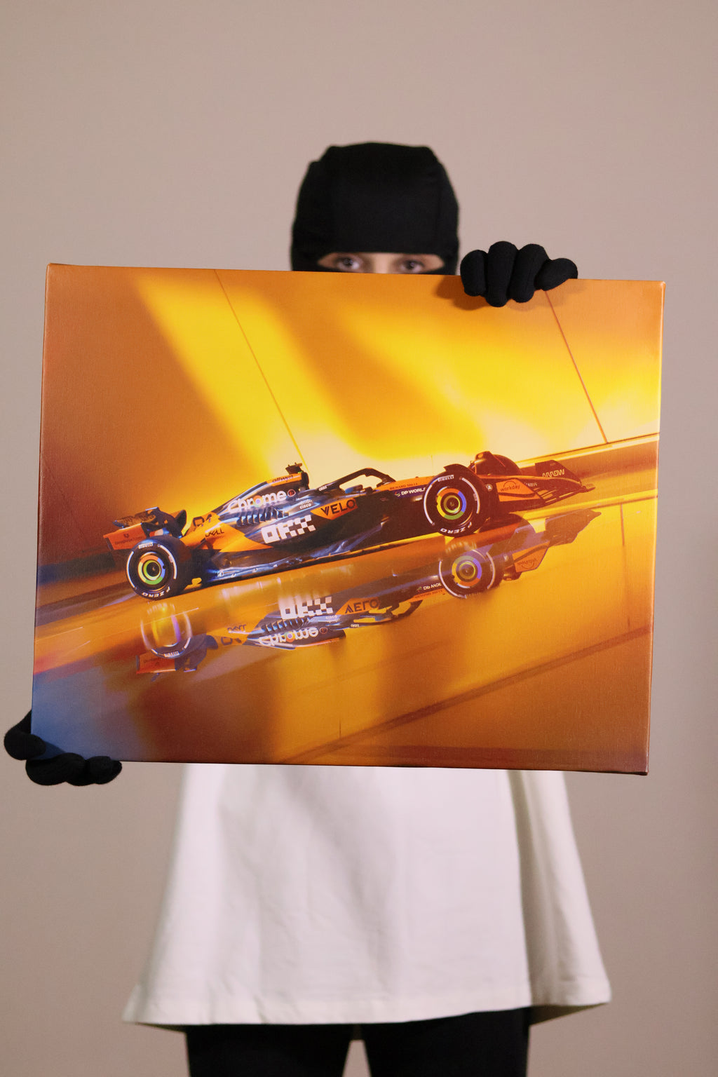 McLaren F1 Car Portrait 40x50