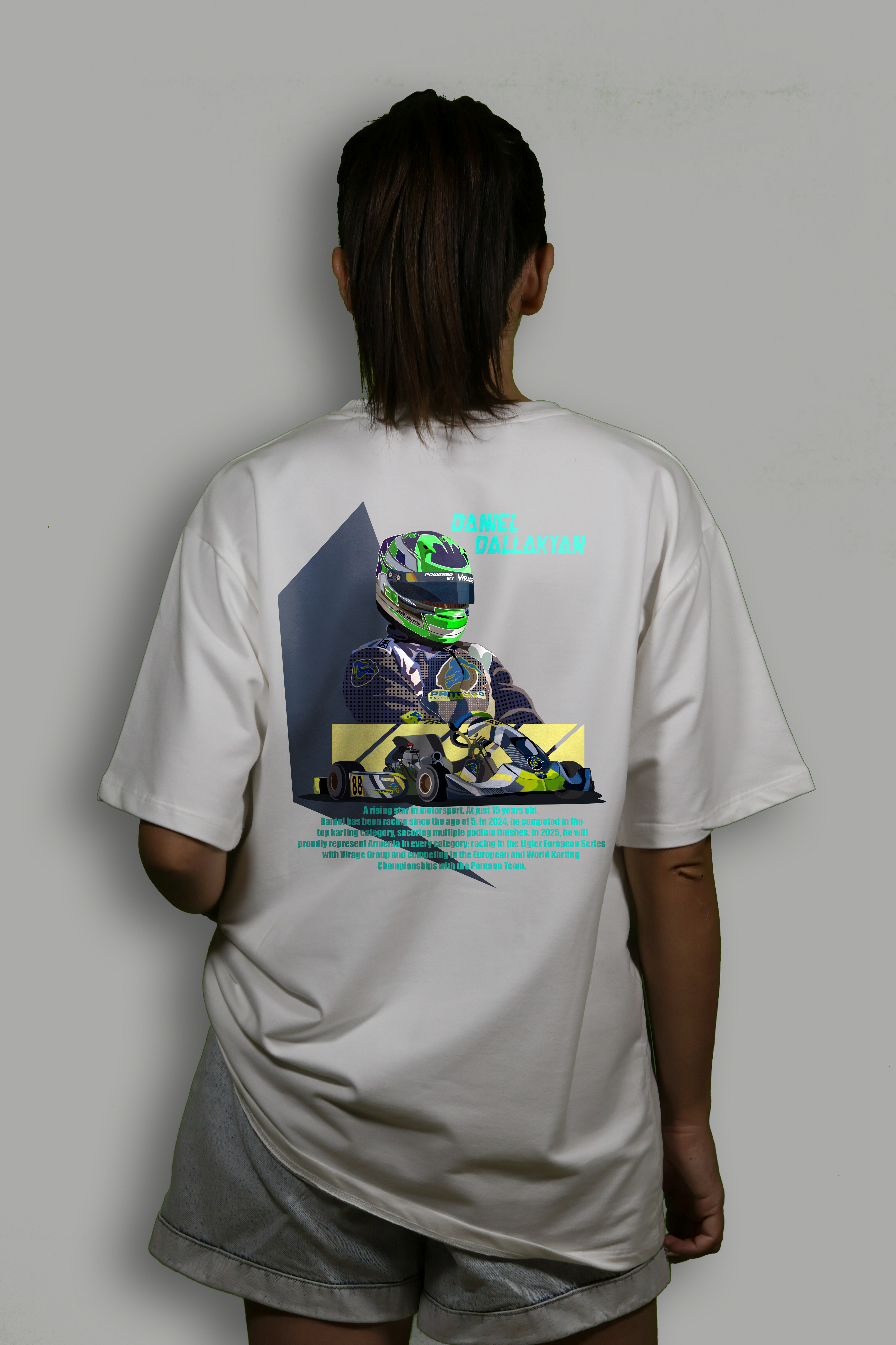 Daniel Dallakyan Kart white