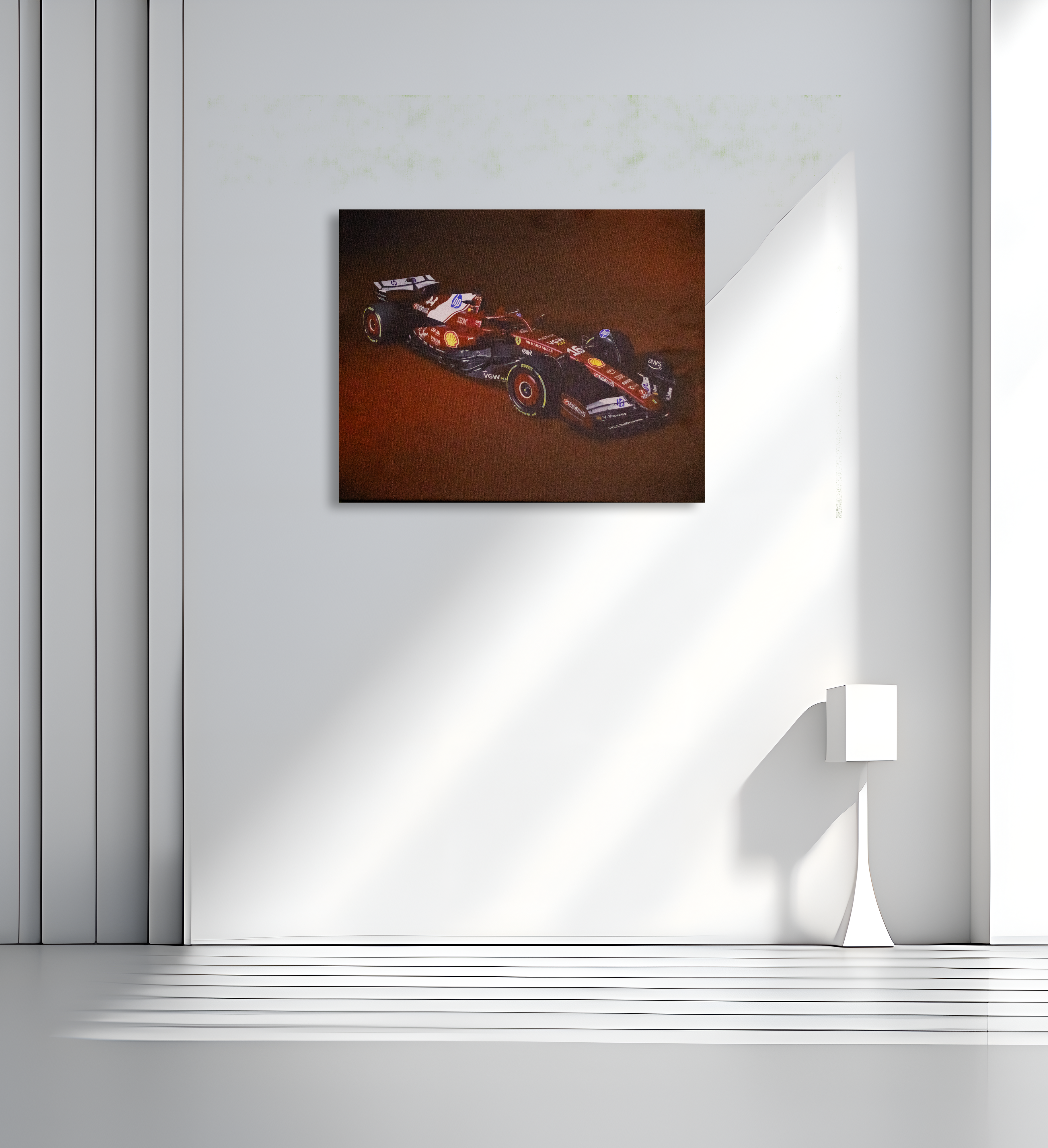 Ferrari F1 Car Portrait 40x50